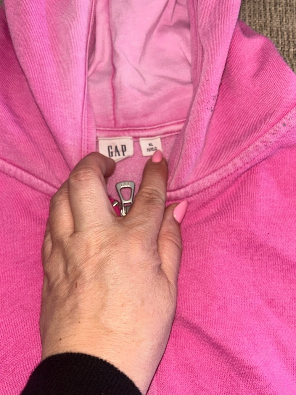 Lot of 3 zipup sweatshirts for women- sizes vary - Picture 7 of 9
